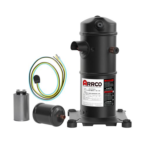 1 PH, R-410A Remanufactured Scroll Compressor Kit w/ Fittings, 31000 BTU (208/230V)