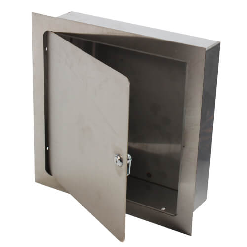 Main product image of 8" x 8" x 4" Recessed Valve Box (Stainless Steel)