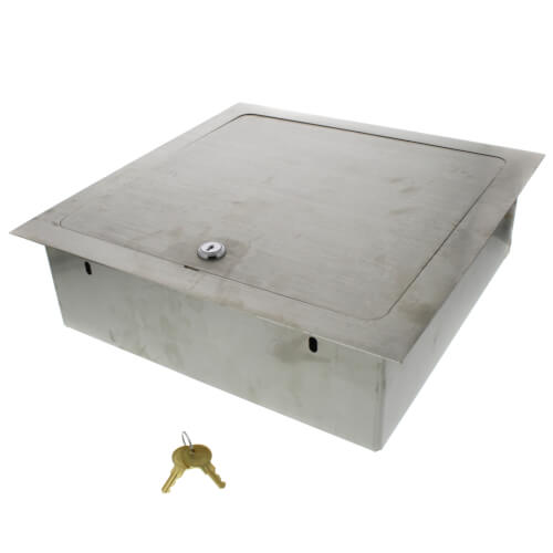 8" x 8" x 6" Recessed Valve Box (Stainless Steel)