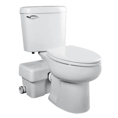 Main product image of Ascent 2-Piece Single Flush Elongated Macerating Toilet, 1.28 GPF (White)