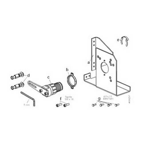 Main product image of Rotary/Linear Mounting Kit for Duct or Frame Mounting