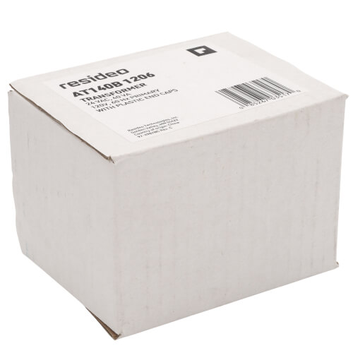 Main product image of Foot Mounted 120 Vac Transformer with 9 in. Lead Wires and Plastic End Caps, AT140B1206