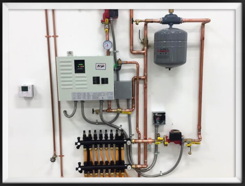 Main product image of AT164410C 54,600 BTU, 16kW 4-Element Series C Electric Boiler (w/ Breakers)