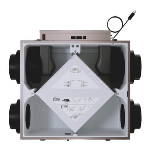 ATMO Series Fresh Air Appliance Heat Recovery Ventilator, 6" Side Ports (150 CFM)