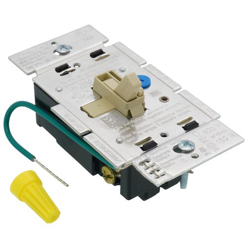 Main product image of Ariadni LED+ 3-Way Toggle & Dimmer Switch 150W (Ivory)