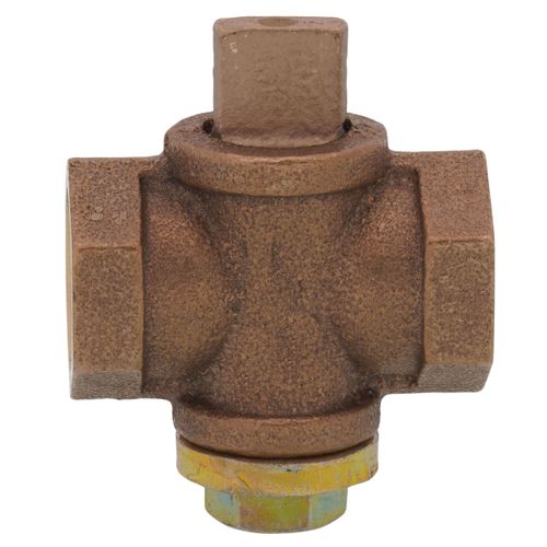Main product image of 10596 1" Flat Head Gas Plug Valve w/ Check (2 PSI)