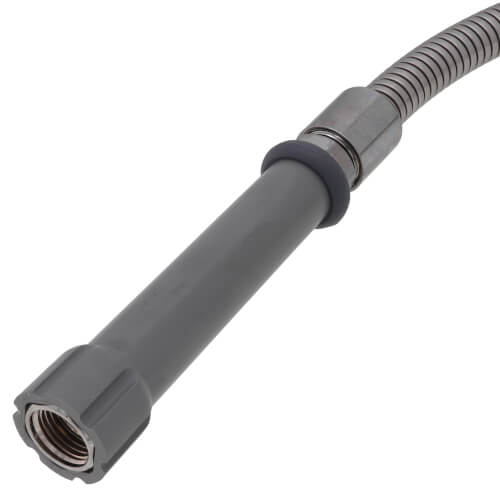 Main product image of 44" Flexible Stainless Steel Hose w/ Heat-Resistant Handle (Gray), B-0044-H