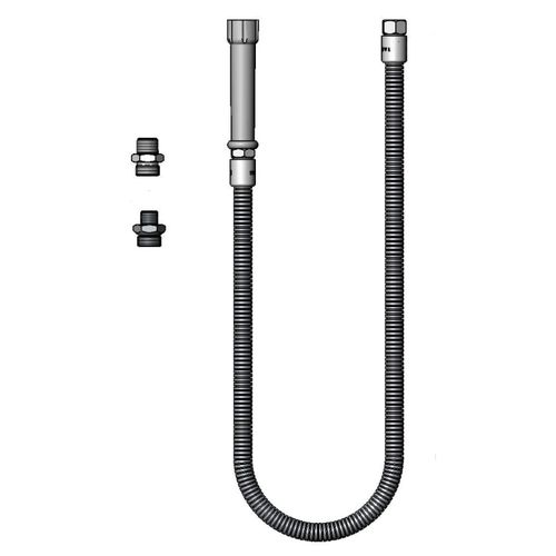 Main product image of Hose, 44" Flexible Stainless Steel with 172A & 053A Adapters