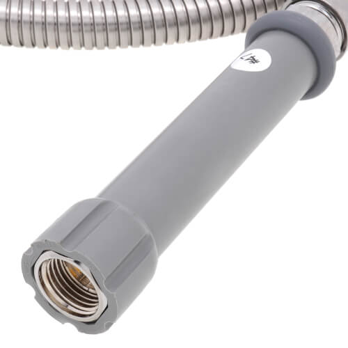 Main product image of 60" Flexible Stainless Steel Hose w/ Heat-Resistant Handle (Gray), B-0060-H