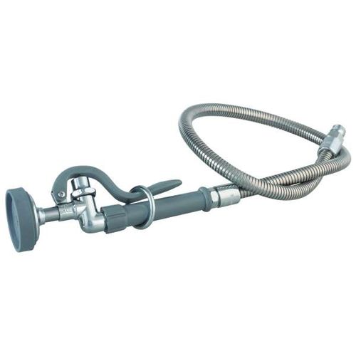 Main product image of Spray Valve w/ 44" Flexible Stainless Steel Hose, B-0100, 1.15 GPM (Polished Chrome)