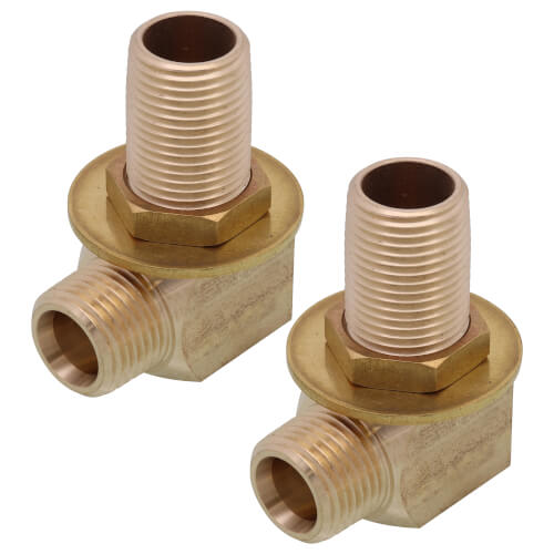 Main product image of 1/2" NPT Nipple, Lock Nut & Washer Short Elbow Installation Kit (2 per Pack), B-0230-K