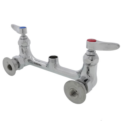 Main product image of 8" Wall Mount Double Pantry Swivel Base Mixing Faucet w/o Nozzle, B-0230-LN