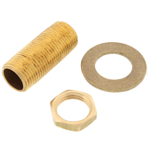 B0425 T&S Brass B0425 1/2" NPT x 2" Inlet Supply Nipple Kit w/ 1/