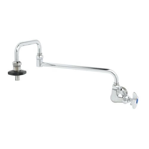 Main product image of Pot Filler, Wall Mount, Single Control, 18" Double Joint Nozzle, Insulated On-off Control, B-0592
