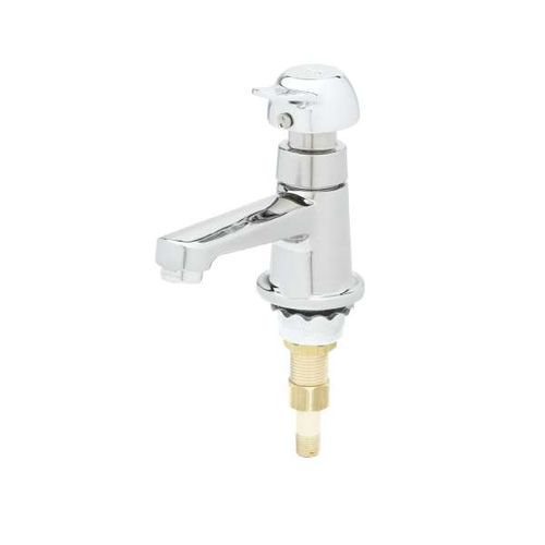 Main product image of Single Hole Sill Faucet, Deck Mount, w/ 2.2 GPM Non-Splash Aerator & Pivot Action Metering Handle, B-0712-PA