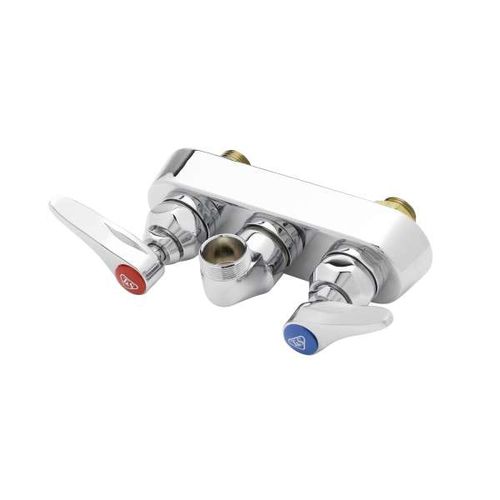 Main product image of Workboard Faucet, Wall Mount, 4" Centers, Lever Handles, Less Nozzle, B-1115-LN