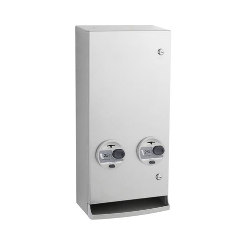 Main product image of B- 270625 ClassicSeries surface-mounted Napkin/tampon Vendor, 25-cent Operation (Satin)