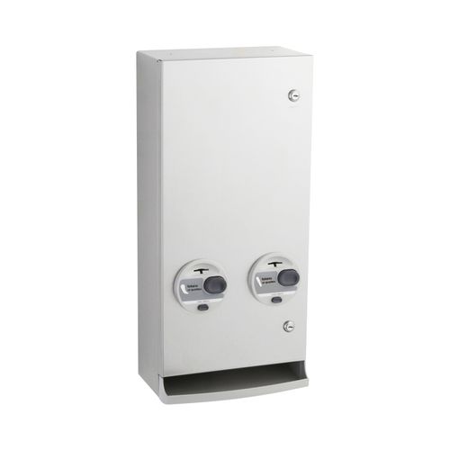 Main product image of B-2706T Surface-Mounted Napkin/tampon Vendor, Token Operation (Satin)