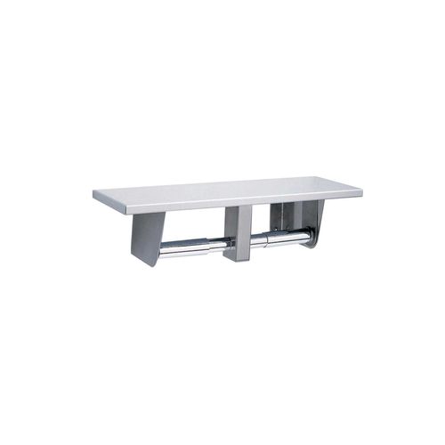 Main product image of B-2840 Toilet Tissue Dispenser w/ Utility Shelf (Satin)