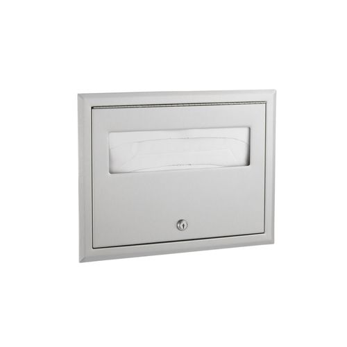 Main product image of B-301 - 5/8" W, 11" H, 2-5/8" Min. Depth Recessed Seat-cover Dispenser (Satin)