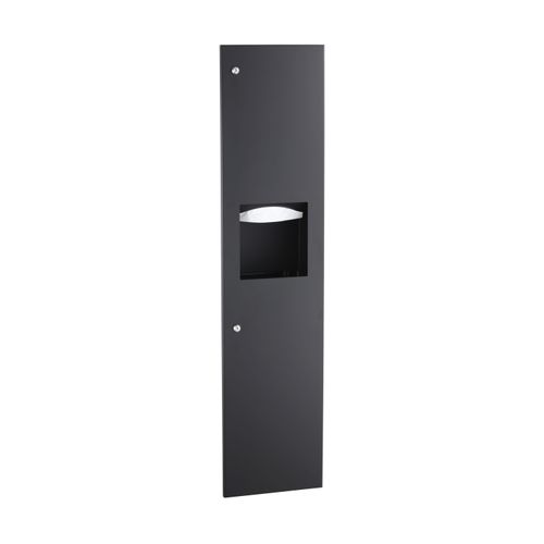 Main product image of B-38034.mblk Recessed Paper Towel Dispenser/Waste Receptacle (Matte Black)