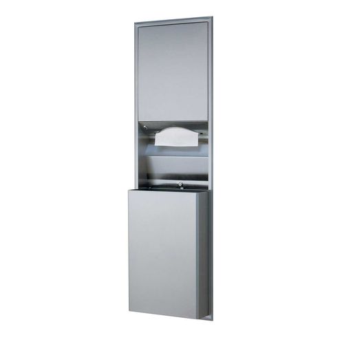 Main product image of B-3944 ClassicSeries Recessed Paper Towel Dispenser/Waste Receptacle (Satin)