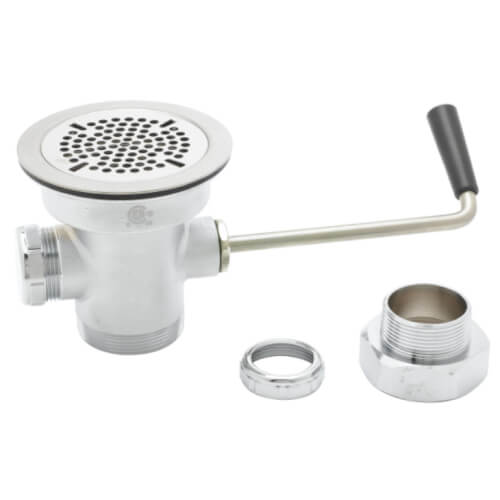 Main product image of Rotary Waste Valve w/ Short Twist Handle, 3-1/2" x 2" & 1-1/2" Adapter, B-3950-XS