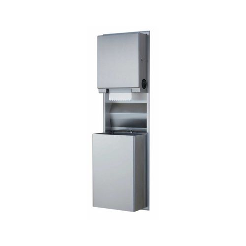 Main product image of B-3961 Recessed Convertible Paper Towel Dispenser/Waste Receptacle (Satin)