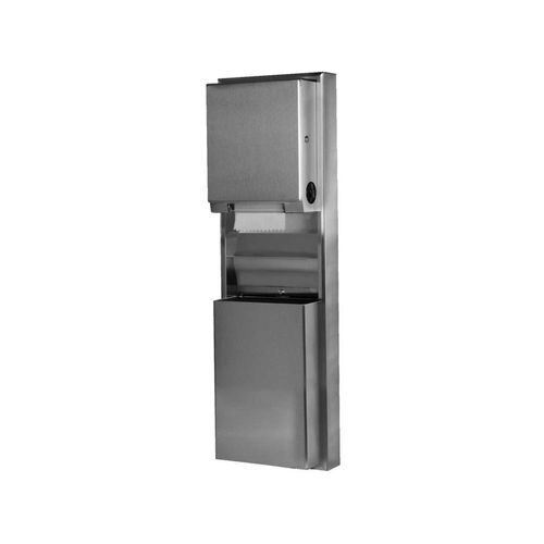 Main product image of B-39619 Surfaced-mounting Convertible Paper Towel Dispenser/Waste Receptacle (Satin)