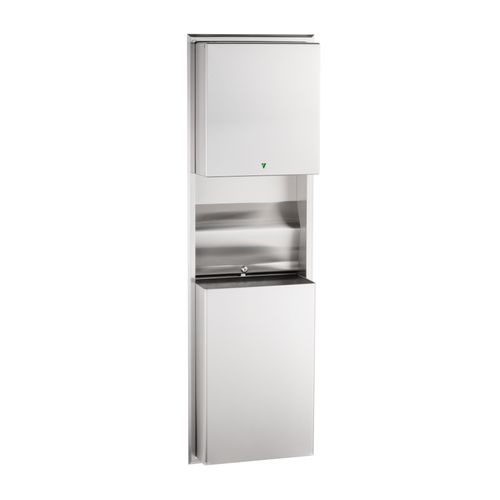 Main product image of B-3974 ClassicSeries Recessed Automatic Universal Roll Paper Towel Dispenser/Waste Receptacle (Satin)