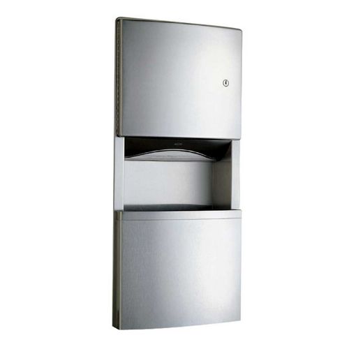 Main product image of B-4369 Recessed Paper Towel Dispenser/Waste Receptacle w/ Towelmate and Linermate (Satin)