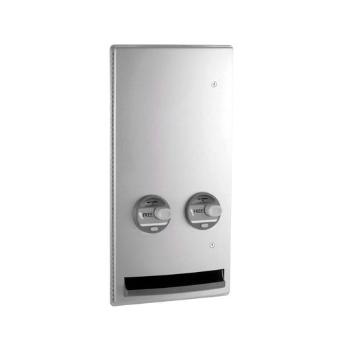 Main product image of B-4706C Recessed Napkin/Tampon Vendor, Free Vend (Satin)