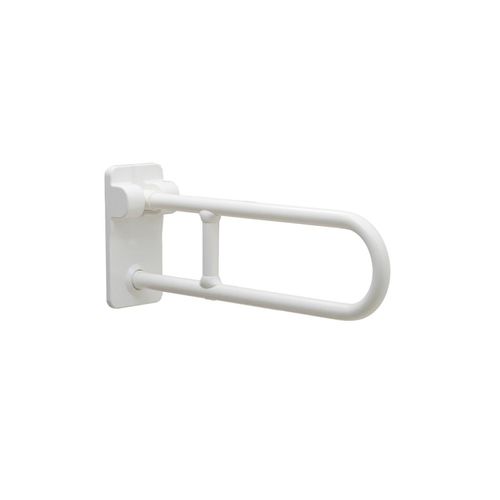 Main product image of B-49916 1-1/4" Diameter Vinyl-coated Swing-up Grab Bar (white Vinyl)