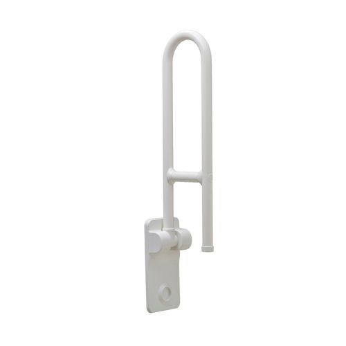 Main product image of B-49916 1-1/4" Diameter Vinyl-coated Swing-up Grab Bar (white Vinyl)