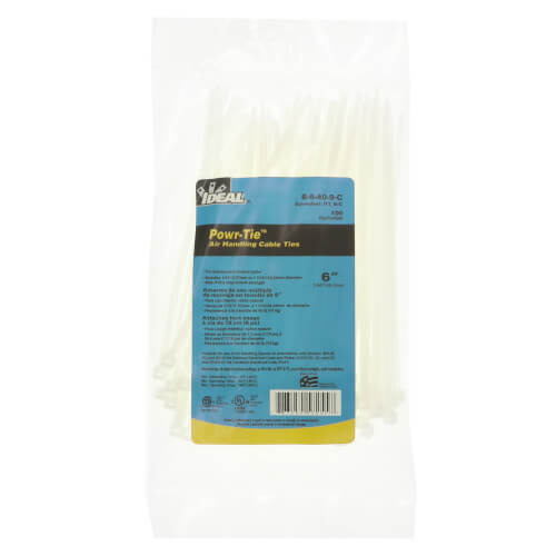 Main product image of Buchanan Multi-Purpose Heavy-Duty Cable Tie, 6" Natural (Pack of 100)
