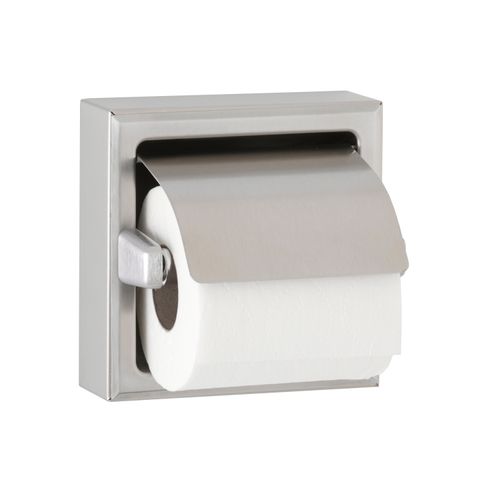 Main product image of B-66997 Surface-Mounted Toilet Tissue Dispenser w/ Hood (Satin)