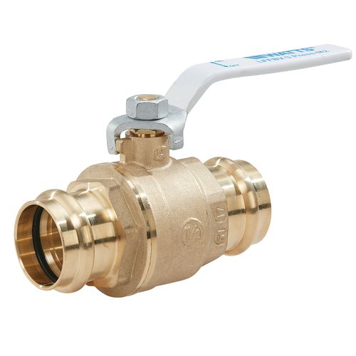 Main product image of 3" Full Port Press 2-Piece Brass Ball Valve, LFFBV-3-PRESS-M2  (Lead Free)
