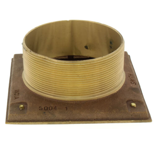 Main product image of 5" Square Floor Drain Grate and Screws (Polished Brass)