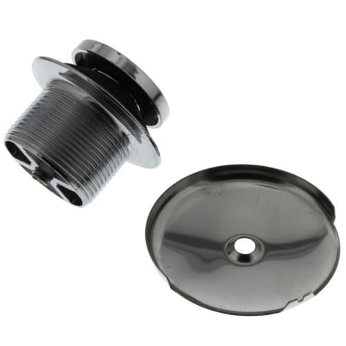 Main product image of Bath Waste Standard Full Kit - CP Toe Pop-Up Drain w/ 1 Hole Face Plate (ABS)