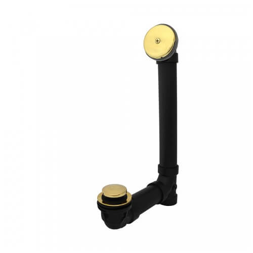 Main product image of Bath Waste Standard Full Kit - PB Toe Pop-Up Drain w/ 1 Hole Face Plate (ABS)