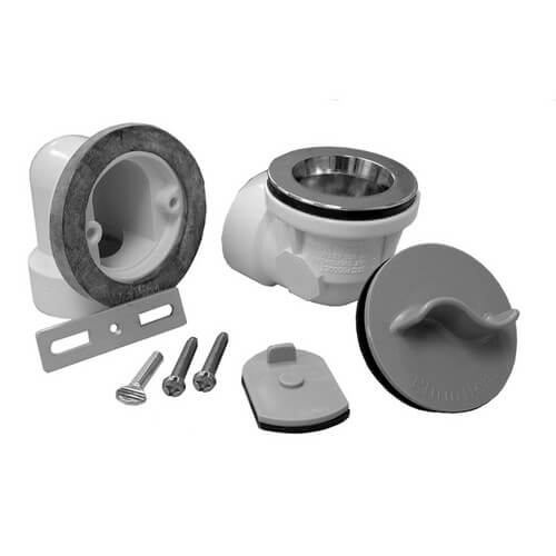 B07170 - Jones Stephens B07170 - Standard PVC Bath Waste Rough-In Kit w ...