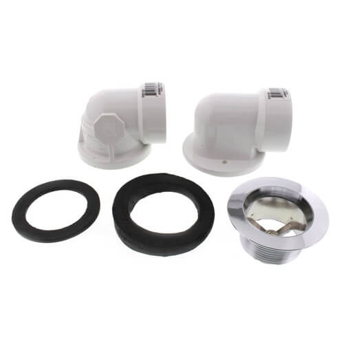 Main product image of Standard PVC Bath Waste Rough-In Kit w/ CP Lift & Turn Drain Body (2 Hole)