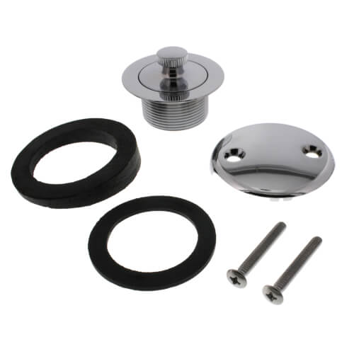 Main product image of Standard Bath Waste & 2-Hole Overflow Half Kit (ABS)