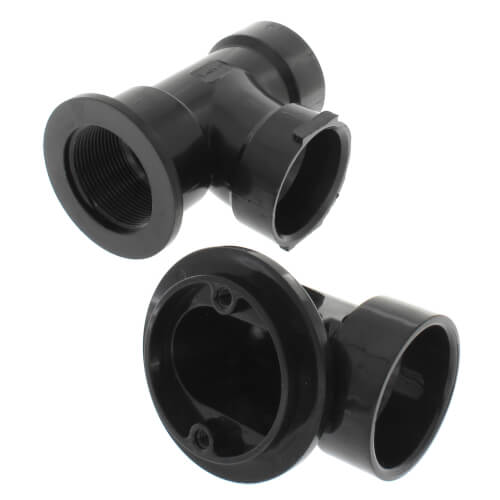 Main product image of Bath Waste T-Waste Half Kit - CP Brass Lift & Turn Drain w/ 2 Hole Face Plate (ABS)
