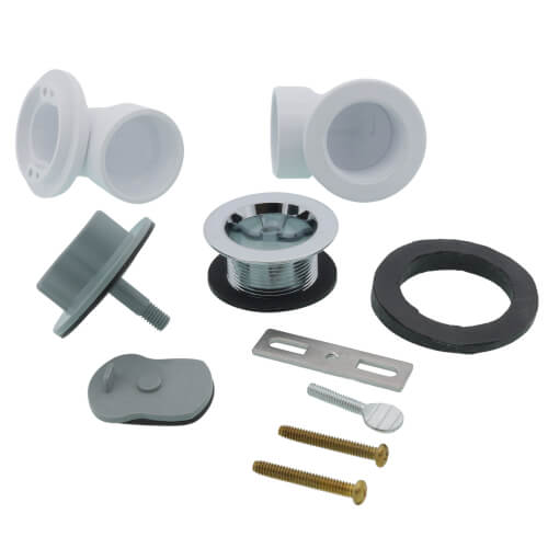 B07170 - Jones Stephens B07170 - Standard PVC Bath Waste Rough-In Kit w ...