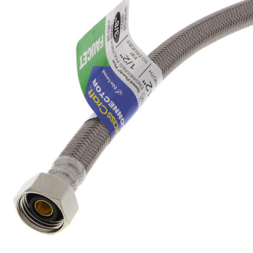 B112AF Brasscraft B112AF 12" Polymer Coated Braided Hose Faucet