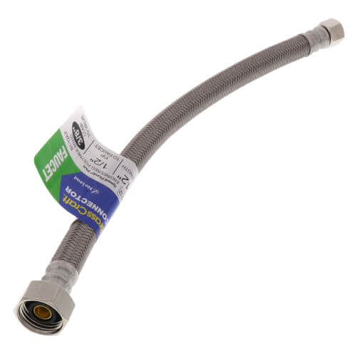 B112AF Brasscraft B112AF 12" Polymer Coated Braided Hose Faucet