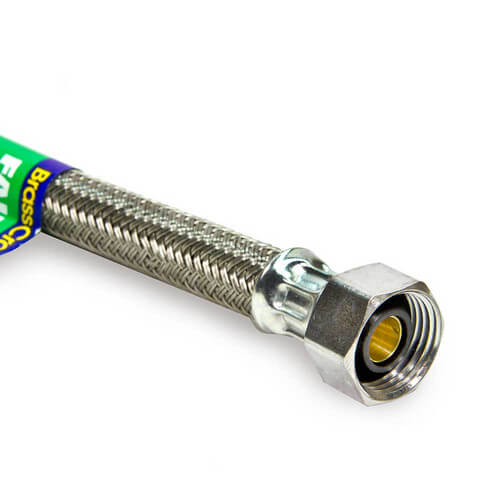 B120AF Brasscraft B120AF 20" Polymer Coated Braided Hose Faucet