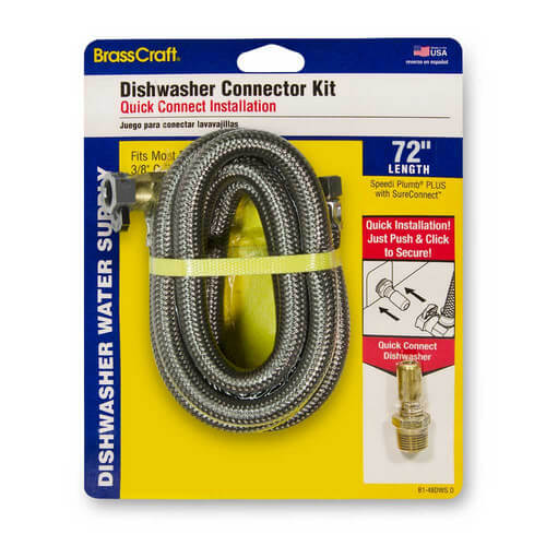 B172DWSD Brasscraft B172DWSD Quick Connect Dishwasher Kit 72