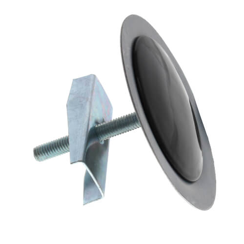 Main product image of 1-3/4" OD Sink Hole Cover w/ Wing Nut (Black), B1020BL